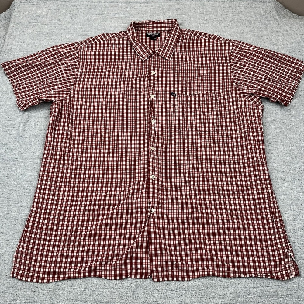 Ralph Lauren Polo Jeans Co. Plaid Short Sleeve Button Up Shirt XXL‎